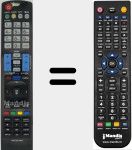 Replacement remote control for MI-AKB72914065
