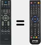 Replacement remote control for MI-671090010S