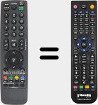 Replacement remote control for MI-AKB69680437