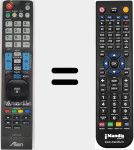 Replacement remote control for MI-AKB72914041