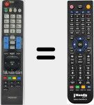 Replacement remote control for MI-AKB72914207