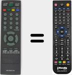 Replacement remote control for MI-MKJ33981406