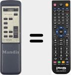 Replacement remote control for RA-500