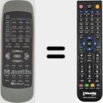 Replacement remote control for RC-200