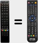 Replacement remote control for RC4847 (23228546)