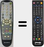 Replacement remote control for RM-FB