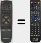 Replacement remote control for AH59-10080E