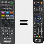 Replacement remote control for RM-AMU145 (149001811)