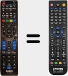 Replacement remote control for RC-327ST