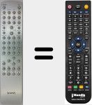 Replacement remote control for VIE005