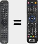 Replacement remote control for RAS2 (ZG936400)