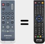 Replacement remote control for BRMD3 (AD5900148A)