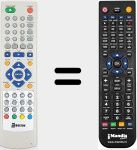 Replacement remote control for BOST002