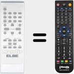 Replacement remote control for ELB001