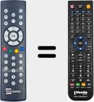 Replacement remote control for ODE706