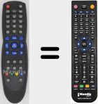 Replacement remote control for Opentel005