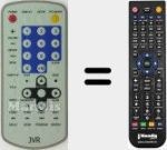 Replacement remote control for REMCON1569