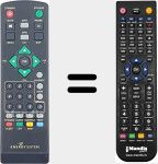 Replacement remote control for REMCON19230