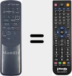 Replacement remote control for REMCON1926