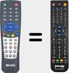 Replacement remote control for REMCON1928