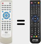 Replacement remote control for REMCON1962