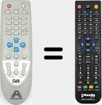Replacement remote control for REMCON2082