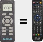 Replacement remote control for REMCON2128