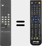 Replacement remote control for RR-925