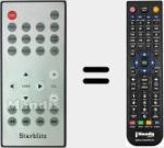 Replacement remote control for STAR001
