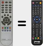 Replacement remote control for TDT5300
