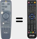 Replacement remote control for U2-870R