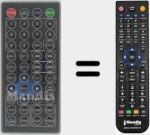 Replacement remote control for REMCON1422