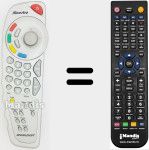 Replacement remote control for WORLDSAT