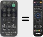 Replacement remote control for RMT-DPF2 (148717311)