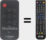Replacement remote control for WZ34080 (WZ340800)