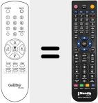 Replacement remote control for 105230A