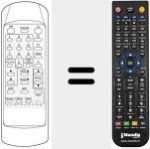 Replacement remote control for REMCON865