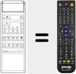 Replacement remote control for REMCON046