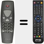 Replacement remote control for REMCON323