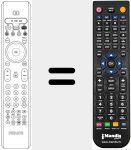 Replacement remote control for REMCON572