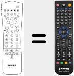 Replacement remote control for REMCON1344