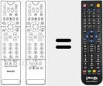 Replacement remote control for REMCON252