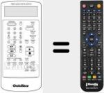 Replacement remote control for 597059E