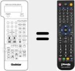 Replacement remote control for 597080E
