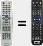 Replacement remote control for 6710V00077V