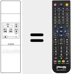 Replacement remote control for REMCON871