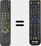 Replacement remote control for 79000250101