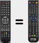 Replacement remote control for RCC301