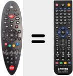 Replacement remote control for REMCON540