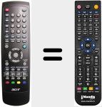 Replacement remote control for REMCON612